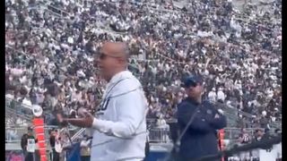 Video shows Penn State's James Franklin arguing with fan at spring game (Featured)